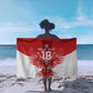 Custom Tunisia Football Sarong Eagles of Carthage Spirit - African Pride