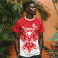 Custom Tunisia Football T shirt Eagles of Carthage Spirit - African Pride
