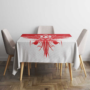 Custom Tunisia Football Tablecloth Eagles of Carthage Spirit - African Pride