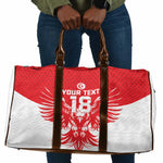 Custom Tunisia Football Travel Bag Eagles of Carthage Spirit - African Pride