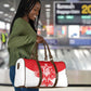 Custom Tunisia Football Travel Bag Eagles of Carthage Spirit - African Pride