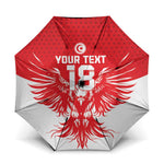 Custom Tunisia Football Umbrella Eagles of Carthage Spirit - African Pride