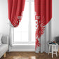 Custom Tunisia Football Window Curtain Eagles of Carthage Spirit - African Pride