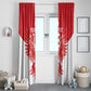 Custom Tunisia Football Window Curtain Eagles of Carthage Spirit - African Pride