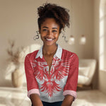 Custom Tunisia Football Women Casual Shirt Eagles of Carthage Spirit - African Pride