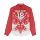 Custom Tunisia Football Women Casual Shirt Eagles of Carthage Spirit - African Pride