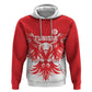 Custom Tunisia Football Zip Hoodie Eagles of Carthage Spirit - African Pride