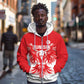 Custom Tunisia Football Zip Hoodie Eagles of Carthage Spirit - African Pride