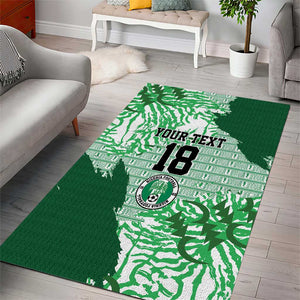 Custom Nigeria Fooball Area Rug Super Eagles National Pride