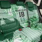Custom Nigeria Fooball Back Car Seat Cover Super Eagles National Pride