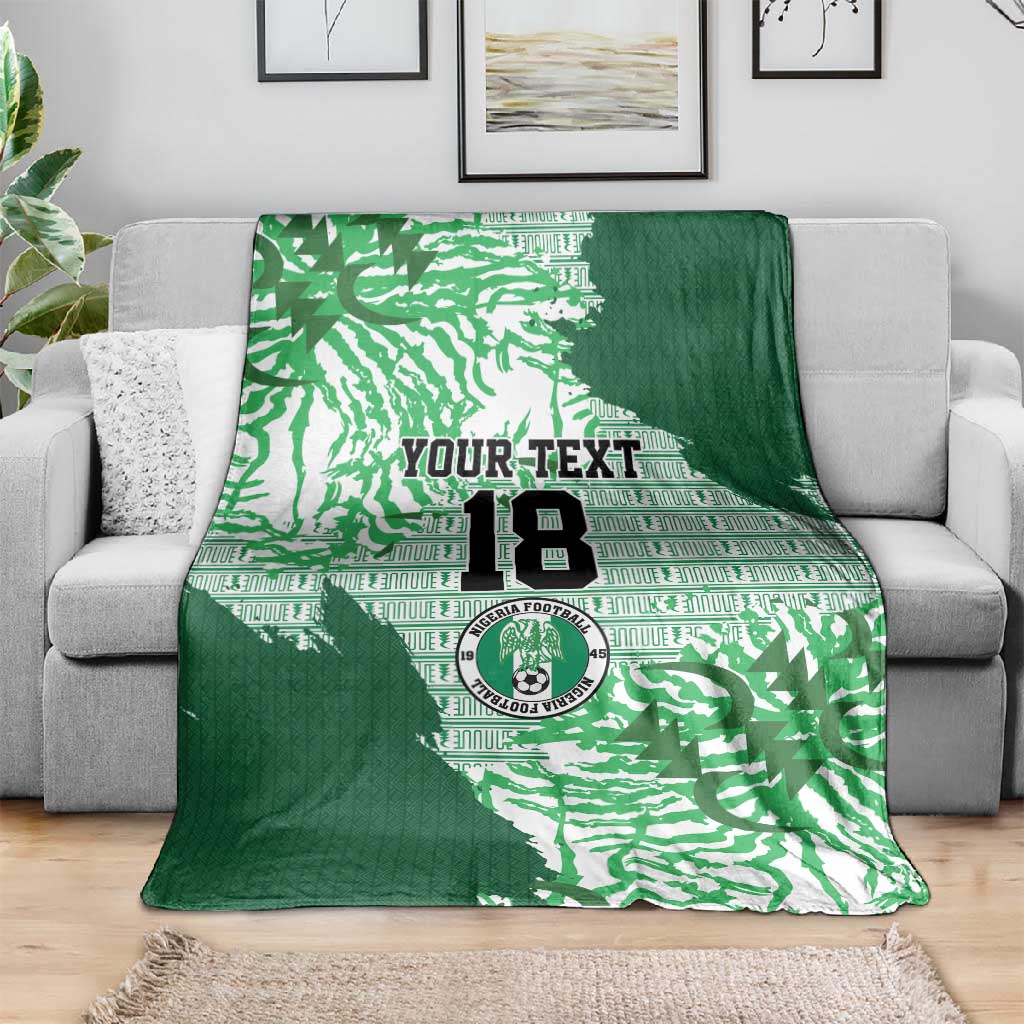 Custom Nigeria Fooball Blanket Super Eagles National Pride