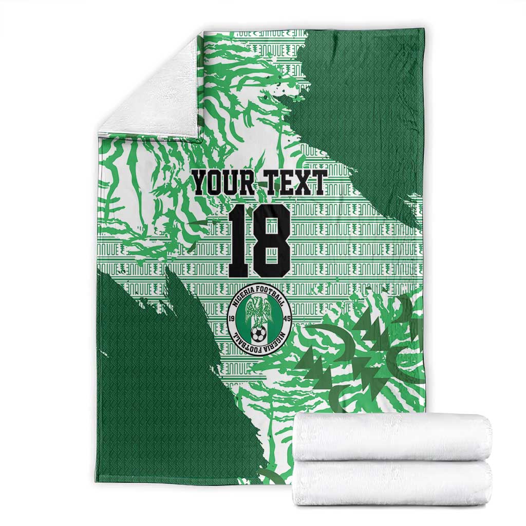 Custom Nigeria Fooball Blanket Super Eagles National Pride