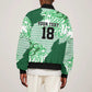 Custom Nigeria Fooball Bomber Jacket Super Eagles National Pride