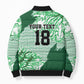Custom Nigeria Fooball Bomber Puffer Jacket Super Eagles National Pride