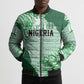 Custom Nigeria Fooball Bomber Puffer Jacket Super Eagles National Pride