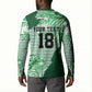Custom Nigeria Fooball Button Sweatshirt Super Eagles National Pride