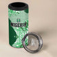 Custom Nigeria Fooball 4 in 1 Can Cooler Tumbler Super Eagles National Pride