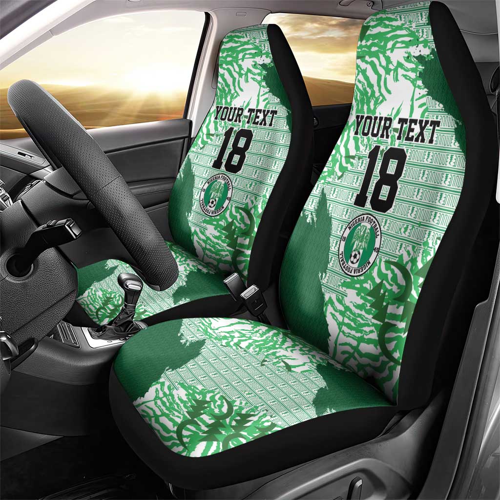 Custom Nigeria Fooball Car Seat Cover Super Eagles National Pride