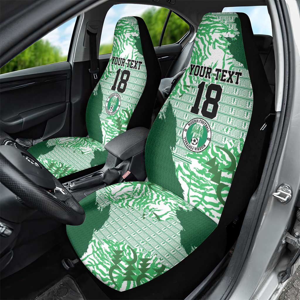 Custom Nigeria Fooball Car Seat Cover Super Eagles National Pride