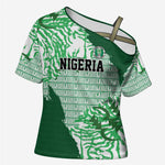 Custom Nigeria Fooball Cross Shoulder Shirt Super Eagles National Pride