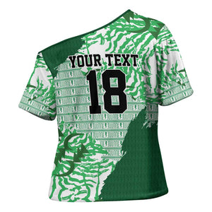 Custom Nigeria Fooball Cross Shoulder Shirt Super Eagles National Pride