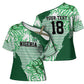 Custom Nigeria Fooball Cross Shoulder Shirt Super Eagles National Pride