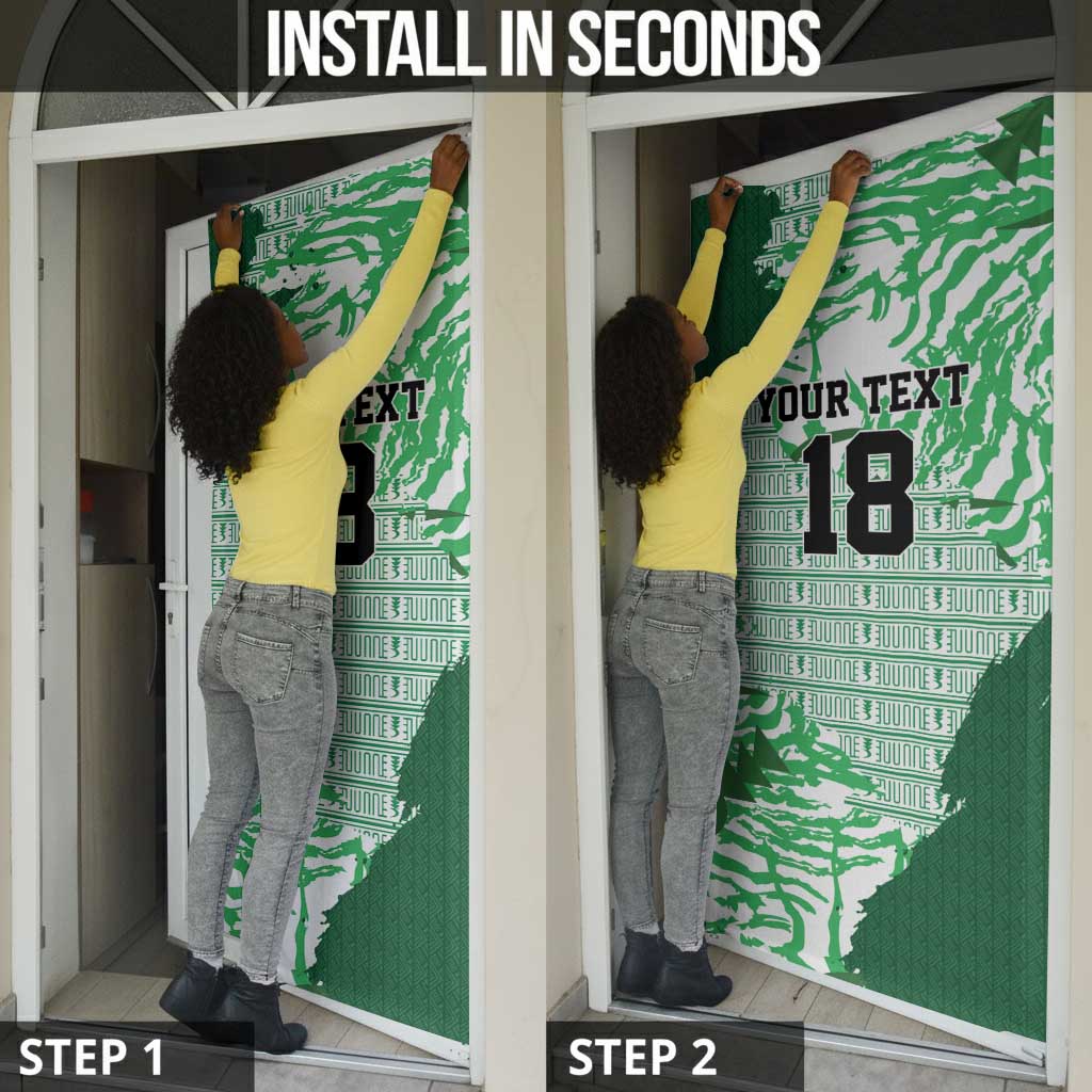 Custom Nigeria Fooball Door Cover Super Eagles National Pride