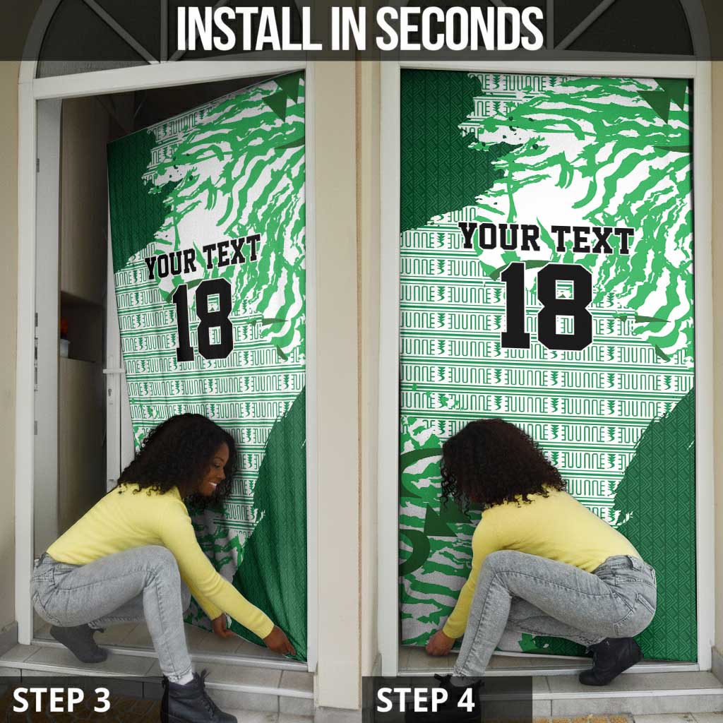 Custom Nigeria Fooball Door Cover Super Eagles National Pride