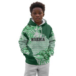Custom Nigeria Fooball Kid Hoodie Super Eagles National Pride