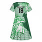 Custom Nigeria Fooball Kid Short Sleeve Dress Super Eagles National Pride