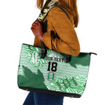 Custom Nigeria Fooball Leather Tote Bag Super Eagles National Pride