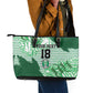 Custom Nigeria Fooball Leather Tote Bag Super Eagles National Pride