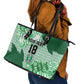 Custom Nigeria Fooball Leather Tote Bag Super Eagles National Pride