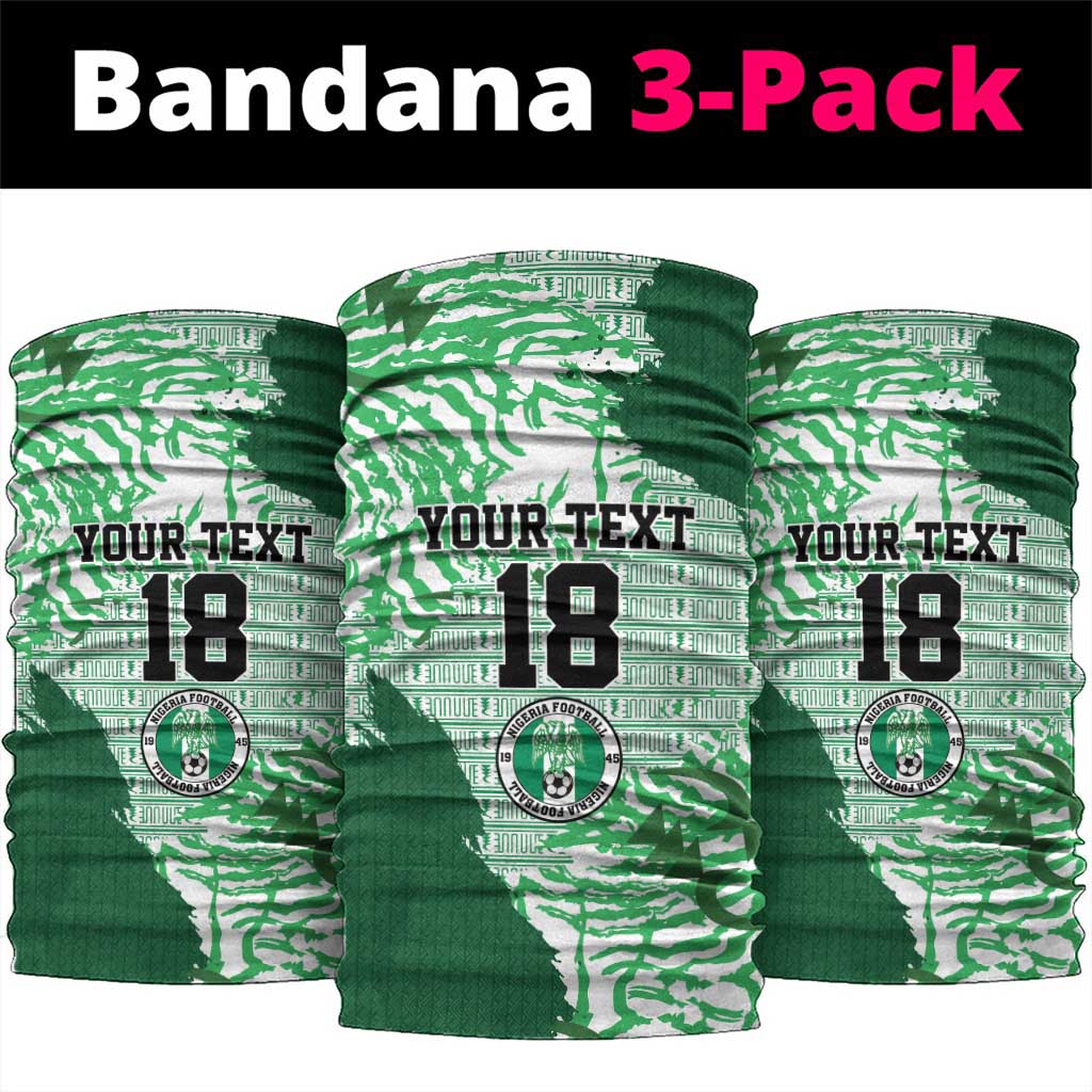 Custom Nigeria Fooball Neck Gaiter Super Eagles National Pride