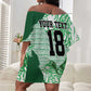 Custom Nigeria Fooball Off Shoulder Short Dress Super Eagles National Pride