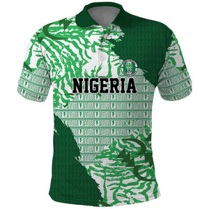 Custom Nigeria Fooball Polo Shirt Super Eagles National Pride