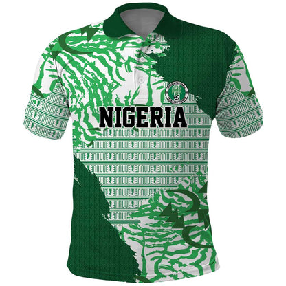 Custom Nigeria Fooball Polo Shirt Super Eagles National Pride