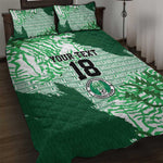 Custom Nigeria Fooball Quilt Bed Set Super Eagles National Pride