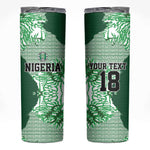 Custom Nigeria Fooball Skinny Tumbler Super Eagles National Pride
