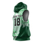 Custom Nigeria Fooball Sleeveless Hoodie Super Eagles National Pride