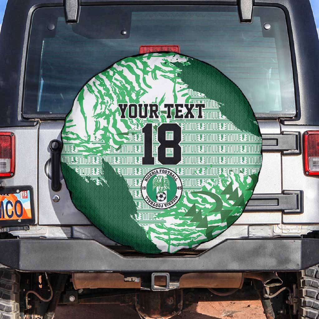 Custom Nigeria Fooball Spare Tire Cover Super Eagles National Pride