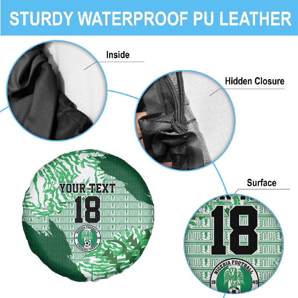 Custom Nigeria Fooball Spare Tire Cover Super Eagles National Pride