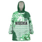 Custom Nigeria Fooball Wearable Blanket Hoodie Super Eagles National Pride