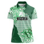 Custom Nigeria Fooball Women Polo Shirt Super Eagles National Pride