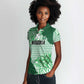Custom Nigeria Fooball Women Polo Shirt Super Eagles National Pride