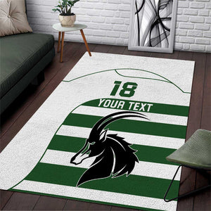 Custom Zimbabwe Sables Rugby Area Rug Go Champion - African Pride