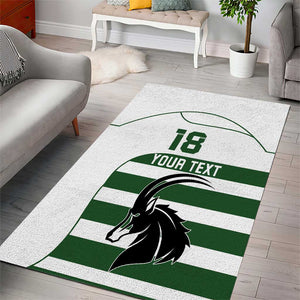 Custom Zimbabwe Sables Rugby Area Rug Go Champion - African Pride