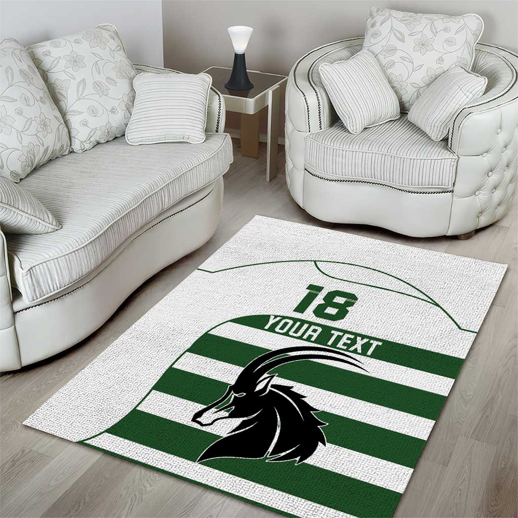 Custom Zimbabwe Sables Rugby Area Rug Go Champion - African Pride