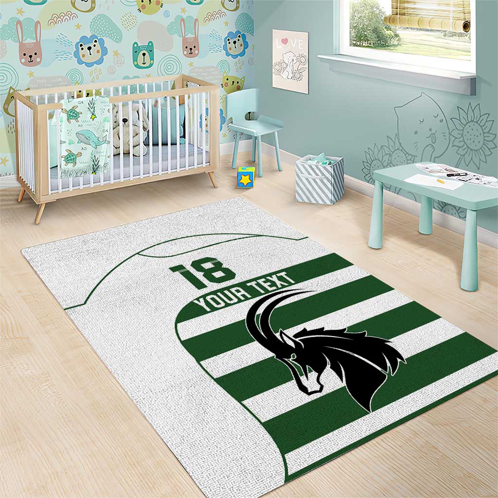 Custom Zimbabwe Sables Rugby Area Rug Go Champion - African Pride