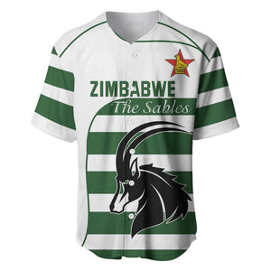 Custom Zimbabwe Sables Rugby Baseball Jersey Go Champion - African Pride